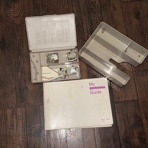 Bernina 801 802 811 Users Manual Presser Feet Attachments Machine Storage Unit